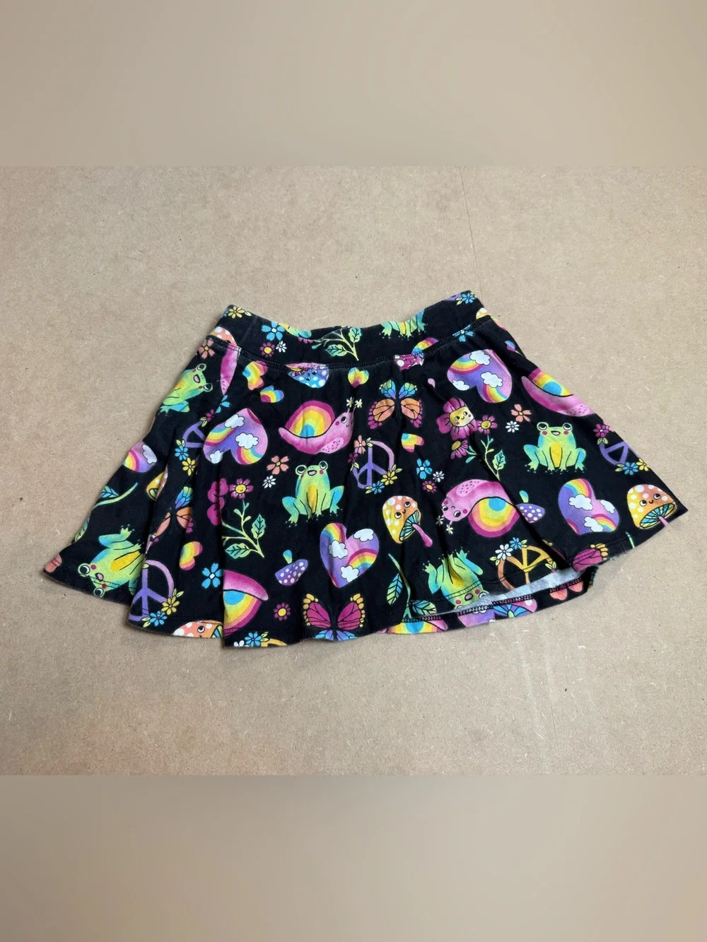 The Children’s Place Girls Size 7/8 Skort Lot of 2 Floral Rainbow Prints casual